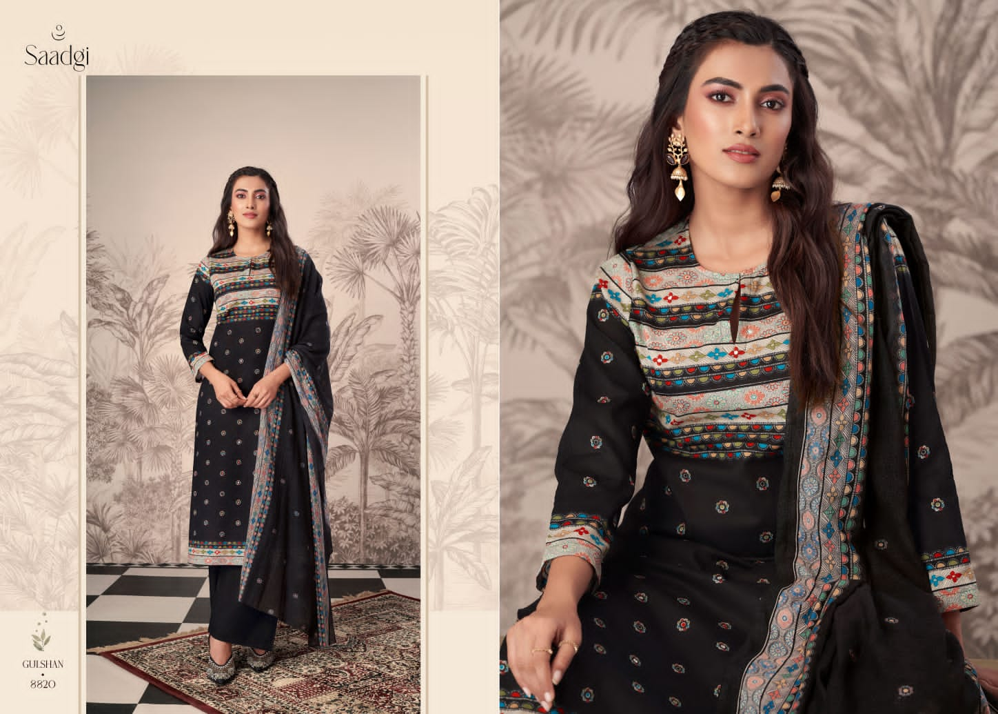 Gulshan By Saadgi Printed Cotton Dress Material Catalog